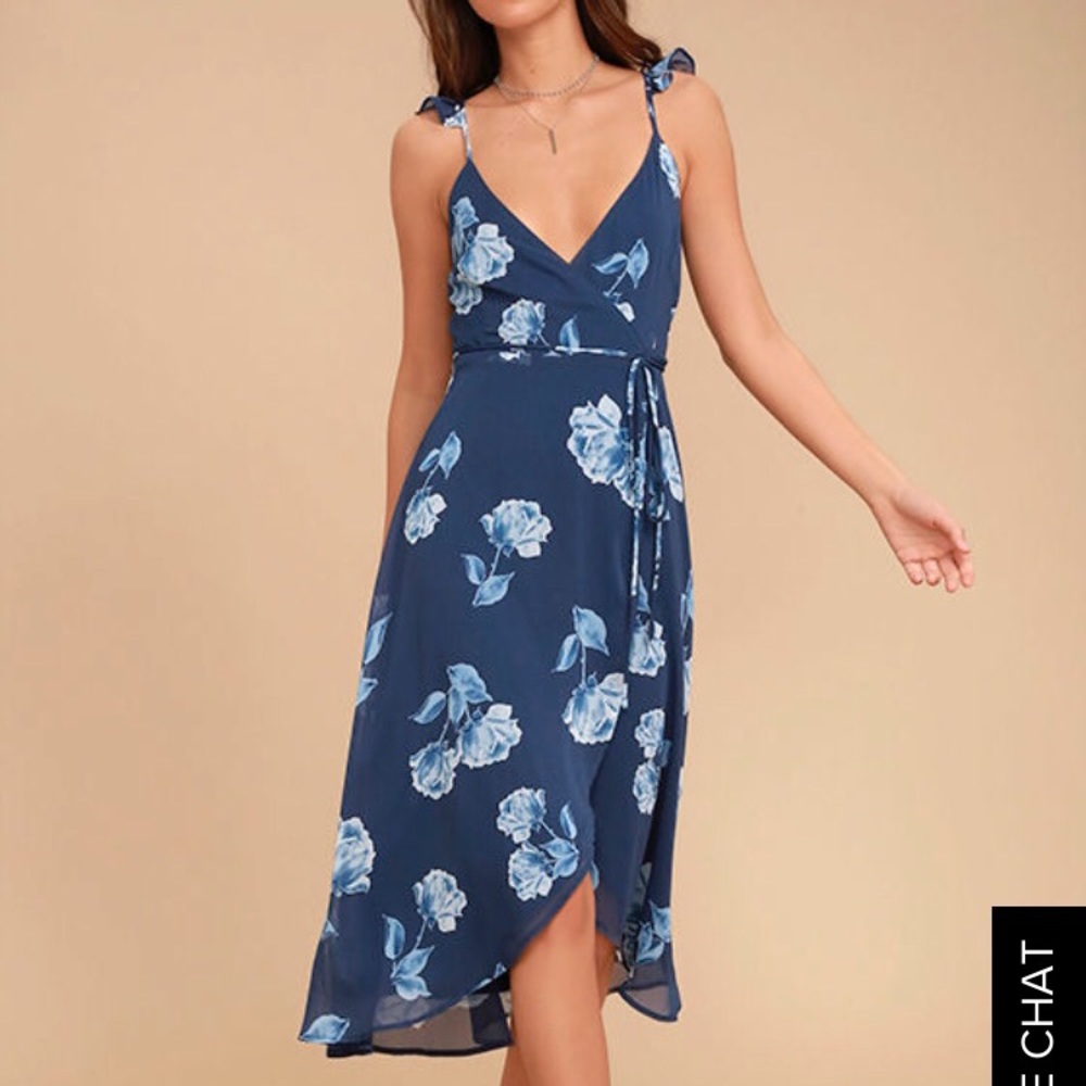 Floral Wrap Dress